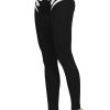 Donna Emilio Cavallini | Leggings Eclettico Nero/Bianco Ottico