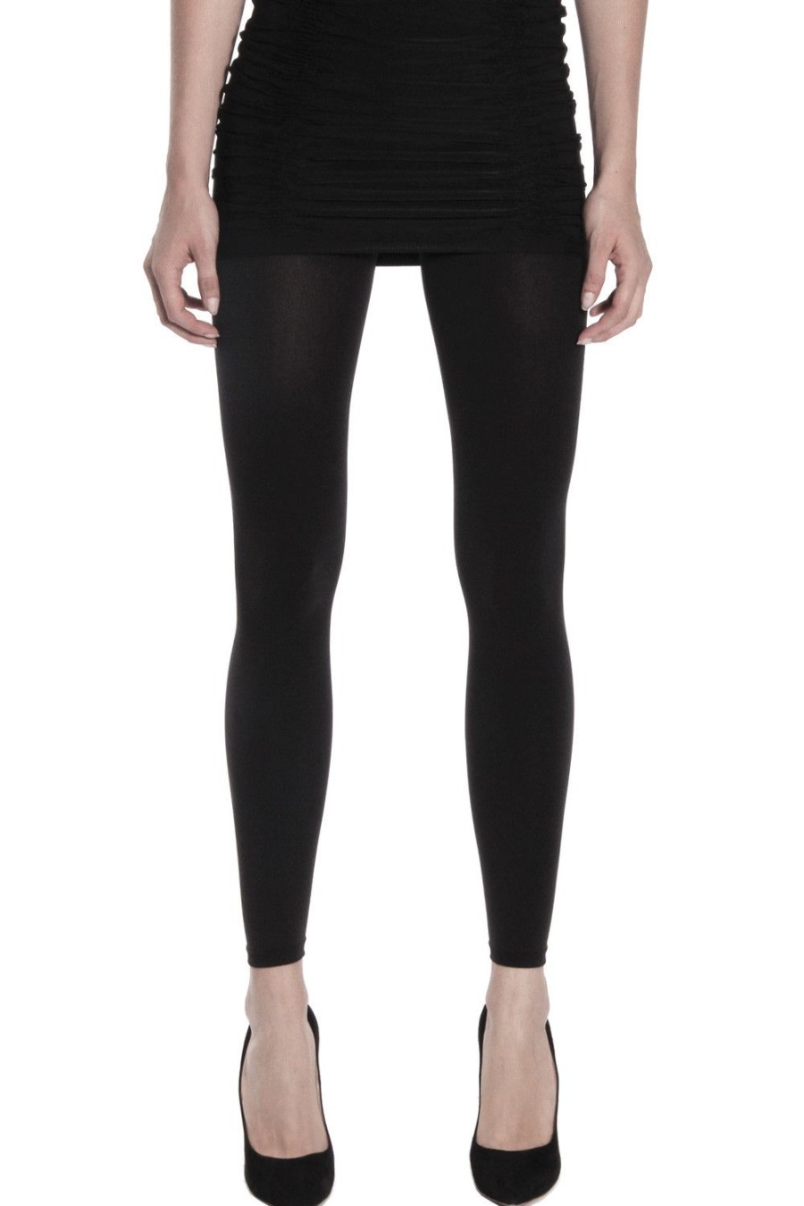 Donna Emilio Cavallini | Leggings Classico In Microfibra