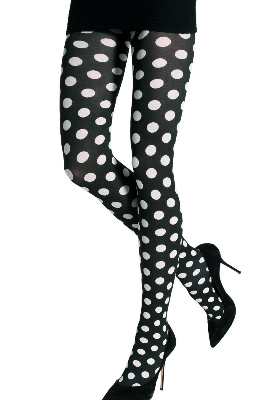 Donna Emilio Cavallini | Collant Pois Medio Bicolore